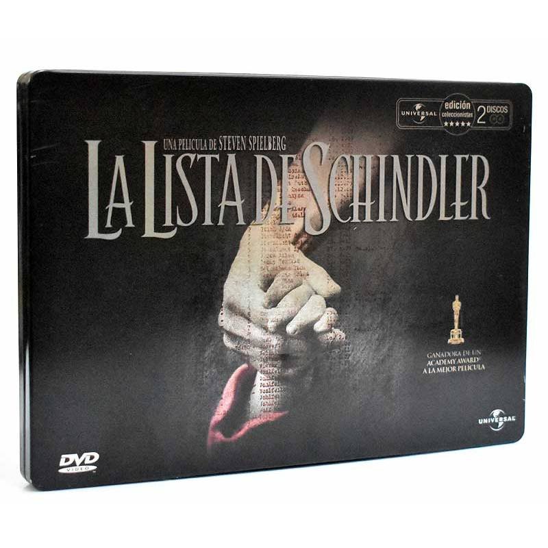 La Lista de Schindler. Edición coleccionistas. Caja metálica. 2 x DVD