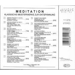 Meditation (Klassische Meisterwerke Zur Entspannung). CD