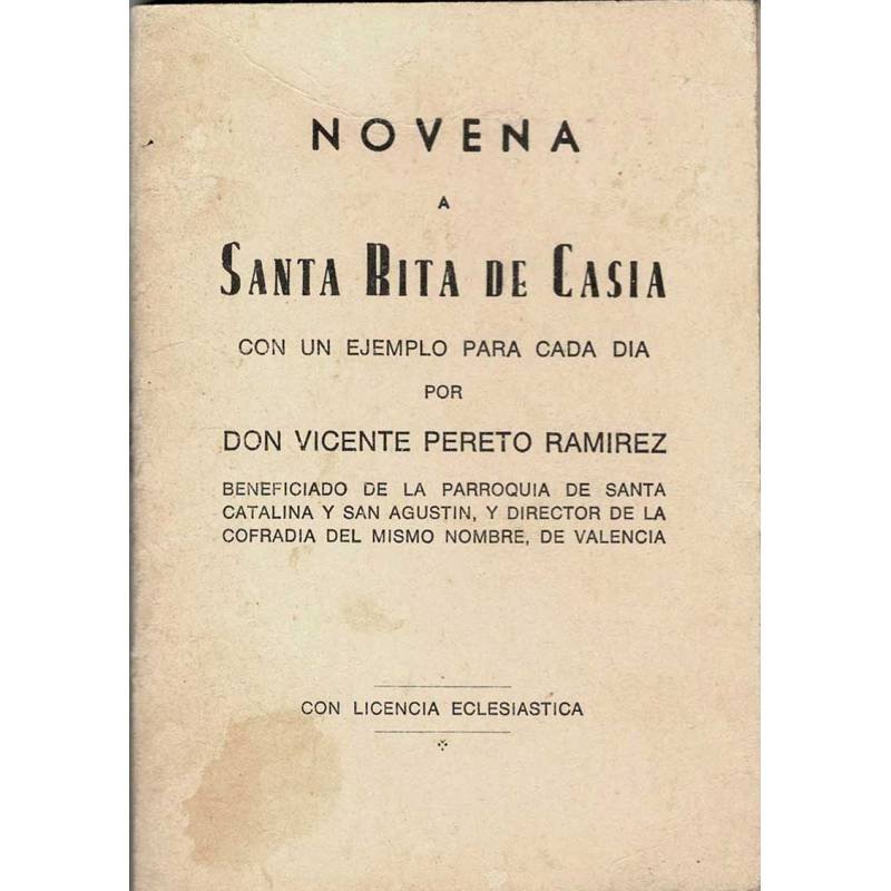 Novena a Santa Rita de Casia con un ejemplo para cada día - Vicente Pereto Ramírez