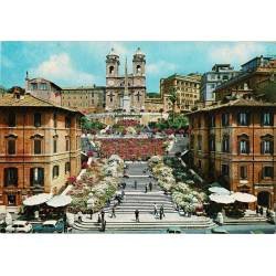 Postal Italia. Roma. Piazza di Spagna. Trinitá dei Monti No. 258