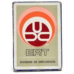 Baraja Española. Fournier. Publicidad ERT División de Explosivos Río Tinto (naipes precintados)