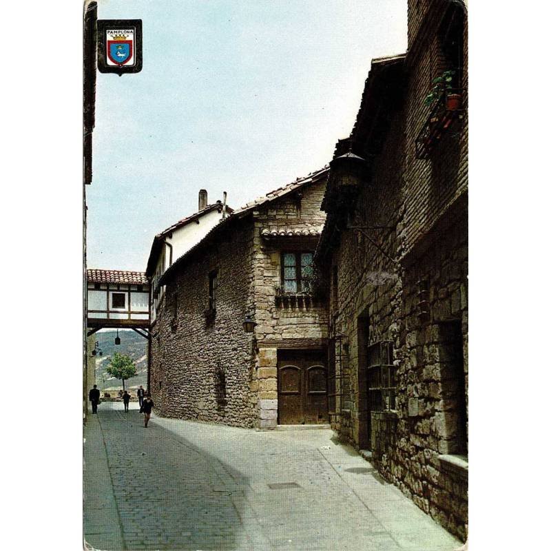 Postal Pamplona. Calle del Redín No. 38