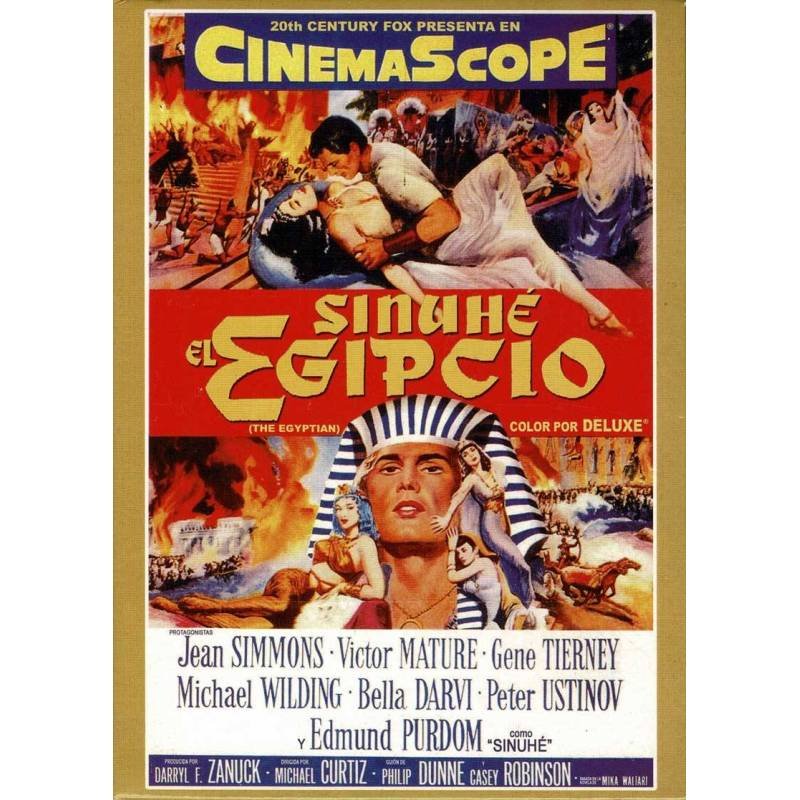 Sinuhé el Egipcio. Cinemascope. DVD -