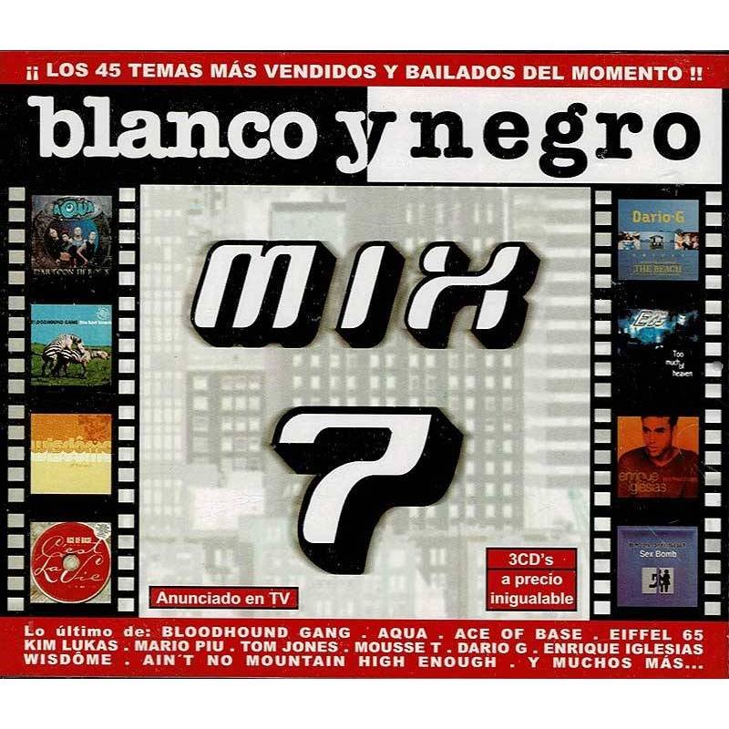 Blanco Y Negro Mix 7. 3 x CD -