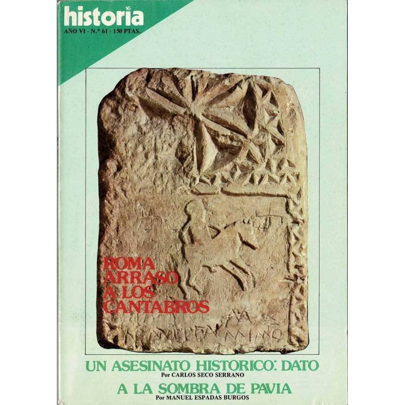 Revista Historia 16 No. 61. Roma arrasó a los cántabros -