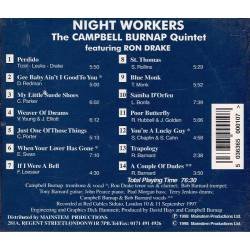 The Campbell Burnap Quintet Featuring Ron Drake - Night Workers . CD