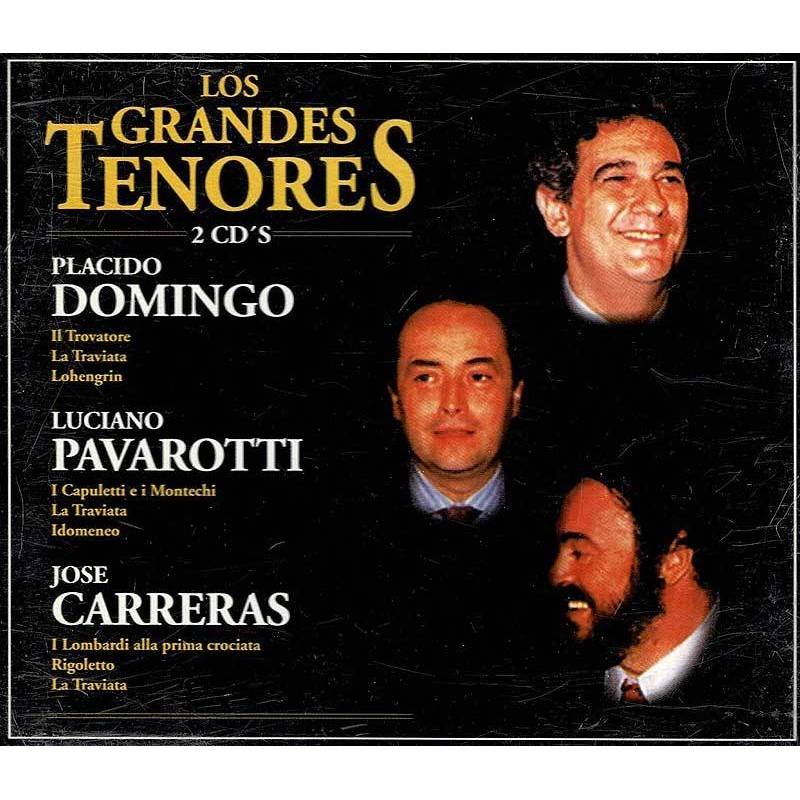 Los Grandes Tenores. Plácido Domingo. Luciano Pavarotti. José Carreras. 2 x CD