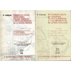 Principales viajes, tráfico comercial y descubrimientos de la nación inglesa. 2 vols. - Richard Hakluyt