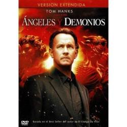 Angeles y Demonios. Versión Extendida. Tom Hanks. DVD