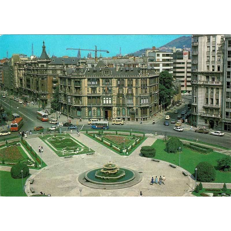Postal Vizcaya. Bilbao. Plaza D. Federico de Moyua No. 240