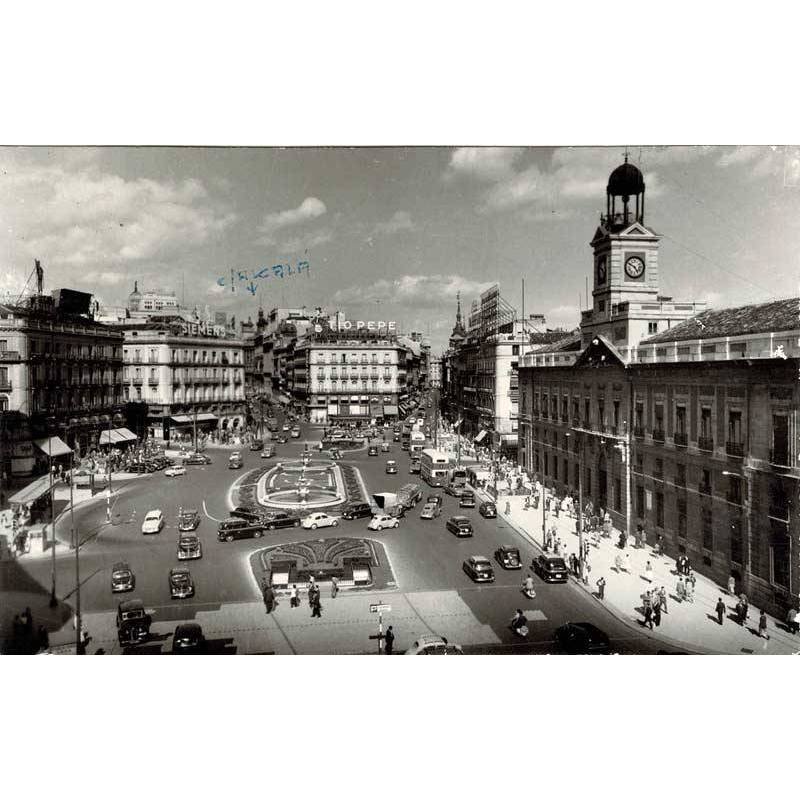 Postal Madrid. Puerta del Sol No. 46