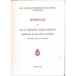 Homenaje al Prof. D. Manuel Lora-Tamayo