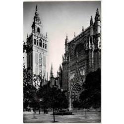 Postal Sevilla. La Catedral y La Giralda No. 6