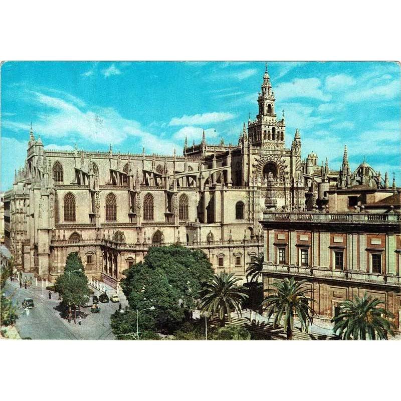 Postal Sevilla. Catedral, vista panorámica No. 319