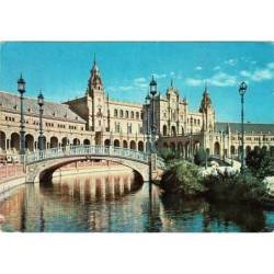 Postal Sevilla. Plaza de España (Detalle) No. 302