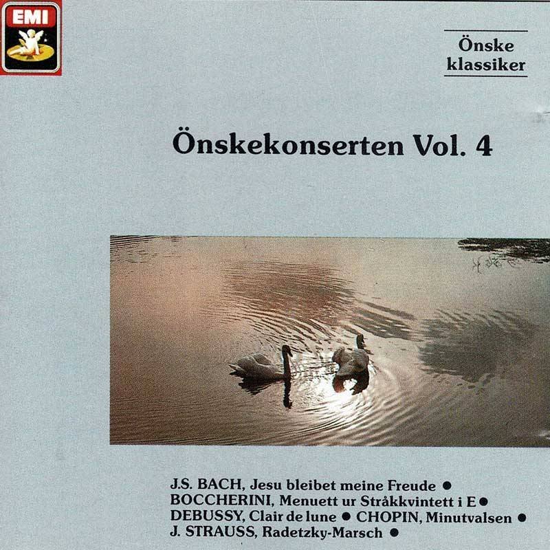 Onskekonserten Vol. 4. Bach. Bocherini. Debussy. Strauss... CD