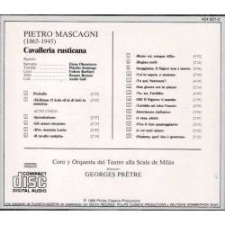 Pietro Mascagni - Cavalleria rusticana. CD