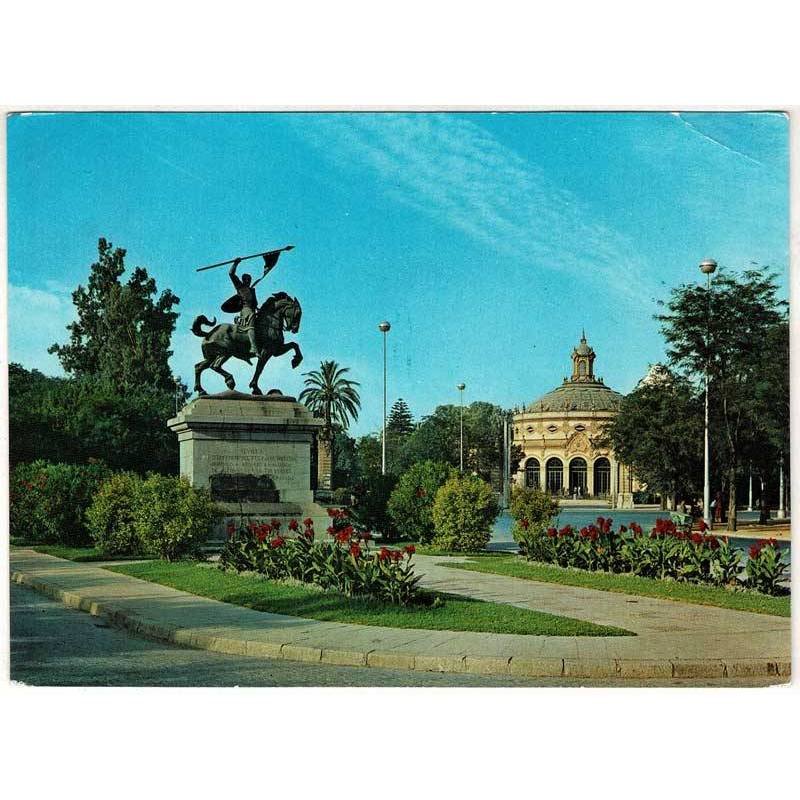 Postal Sevilla. Monumento Cid Campeador y Casino de la Exposición No. 3417