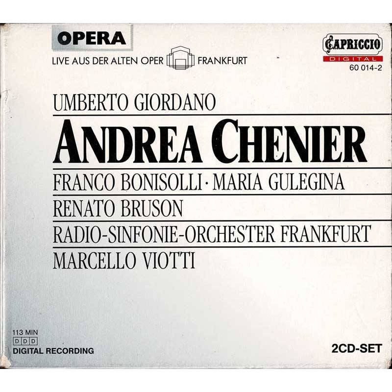 Umberto Giordano. Bonisolli. Gulegina. Bruson. Marcello Viotti - Andrea Chenier. 2 x CD