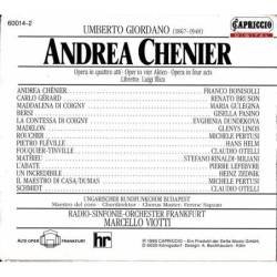 Umberto Giordano. Bonisolli. Gulegina. Bruson. Marcello Viotti - Andrea Chenier. 2 x CD