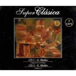 G. Mahler - Sinfonía No. 4 en Sol Mayor. Sinfonía No. 5. Super Clásica. 2 x CD