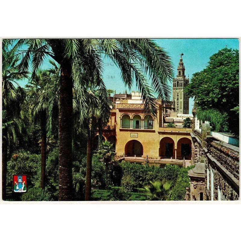 Postal Sevilla. La Giralda vista desde el Alcázar No. 15