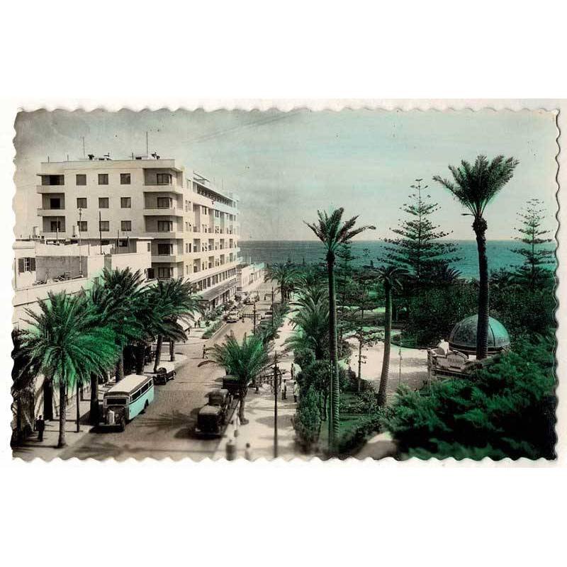 Postal Canarias. Las Palmas. Parque de San Telmo y Hotel Parque No. 7