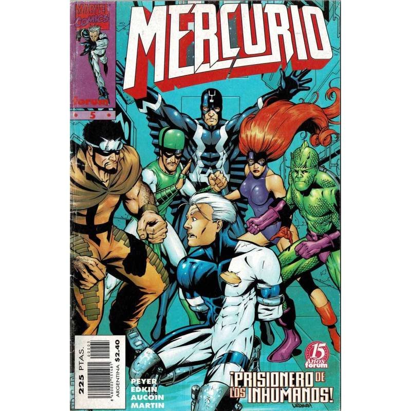 Mercurio No. 5. Prisionero de los Inhumanos