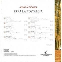 Sentir la música. Para la nostalgia. CD Book