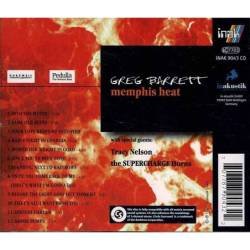 Greg Barrett - Memphis Heat. CD