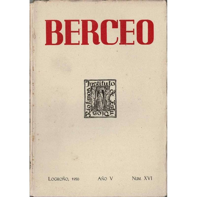 Revista Berceo Año V No. XVI, 1950