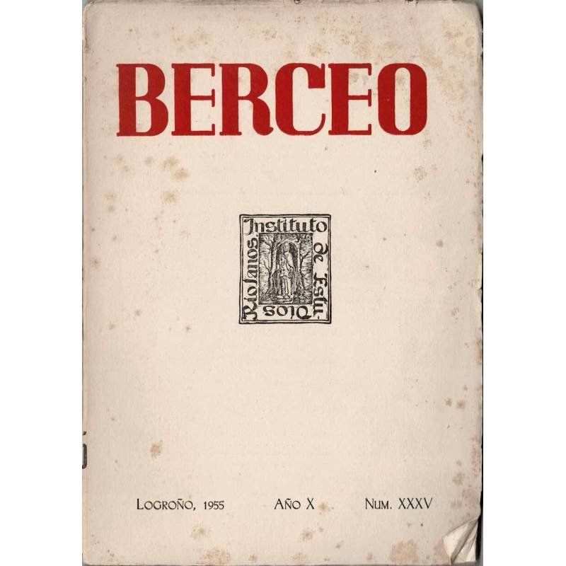 Revista Berceo Año X No. XXXV, 1955