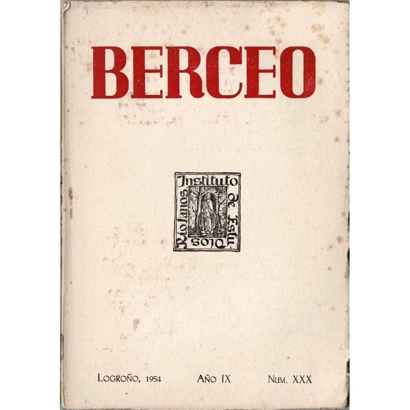 Revista Berceo Año IX No. XXX, 1950