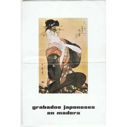 Grabados Japoneses en Madera. Folleto Exposición en Málaga 1971