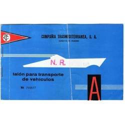 Talón para Transporte de...