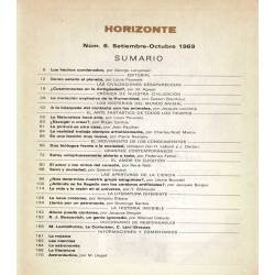 Revista Horizonte No. 6. Septiembre-Octubre 1969