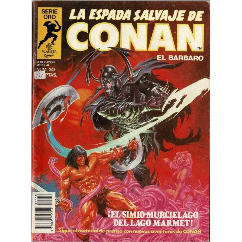 La Espada Salvaje de Conan El Bárbaro Nº 30. Planeta Comic Serie Oro. Primera edición