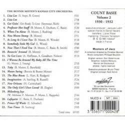 Count Basie - Volume 2 - 1930-1932 - Complete Edition. CD