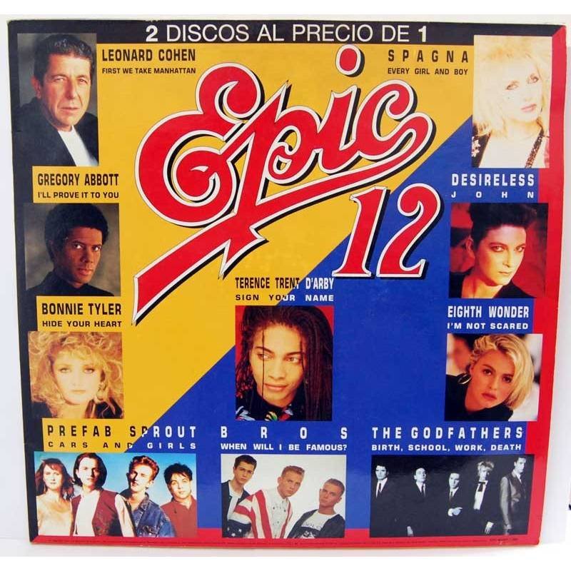 Epic 12. Leonard Cohen, Desireless, Bonnie Tayler, Azúcar Moreno, Los Rebeldes... (Doble LP)
