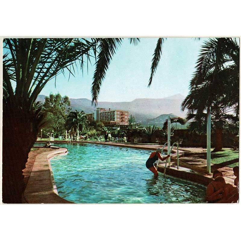 Postal Canarias. Tenerife. Puerto de la Cruz. Piscina del Hotel Taoro (detalle) No. 285