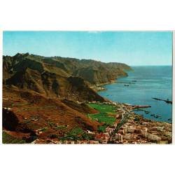 Postal Canarias. Santa Cruz de Tenerife. Macizos de Anaga (vista aérea) No. 308