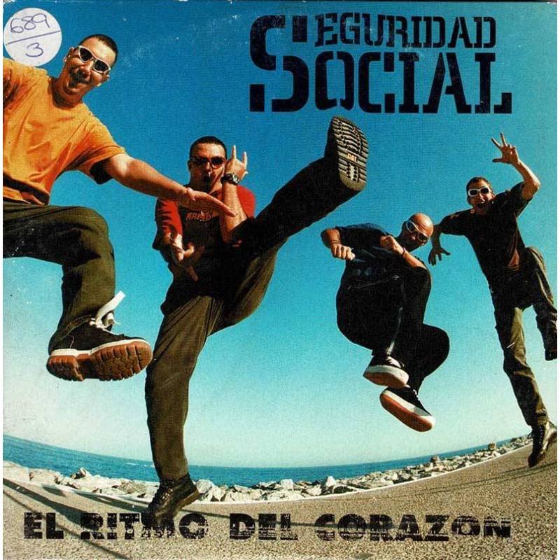 Seguridad Social - El Ritmo Del Corazón. CD Single. Promo