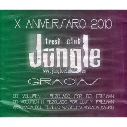 Luis & DJ Freeman - Jüngle Fresh Club. X Aniversario 2010. 2 x CD Promo