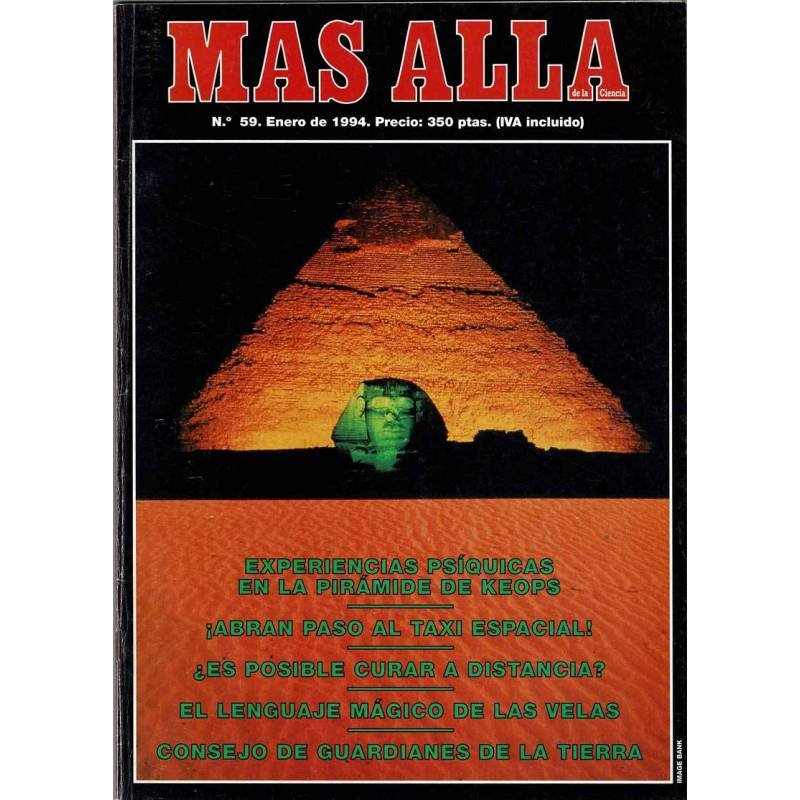 Revista Más Alla No. 59. Enero 1994. Lenguaje mágico de las velas. Gran Pirámide de Keops