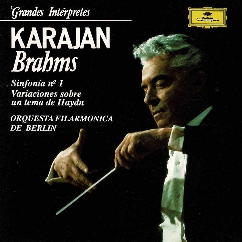 Brahms. Karajan - Sinfonía No. 1. Variaciones sobre un tema de Haydn. CD