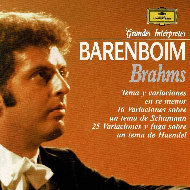 Brahms. Barenboim - Tema y variaciones en re menor. 16 variaciones sobre Schumann. CD