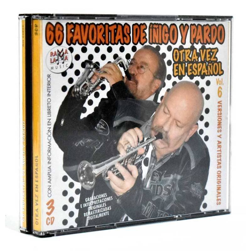 Las 66 Favoritas de Iñigo y Pardo Vol.6 Otra Vez En Español. 3 x CD