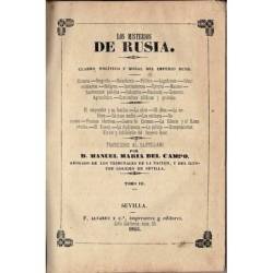 Los Misterios de Rusia. Cuadro político y moral del imperio ruso. Tomo III - Manuel María del Campo