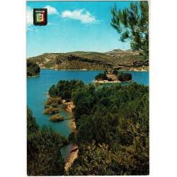 Postal Málaga. Pantano del Chorro. La Isleta No. 93