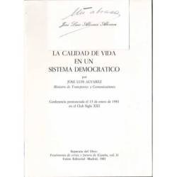 La calidad de vida en un sistema democrático - José Luis Alvarez